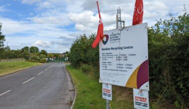 Lurgan Newline recycling centre Strike