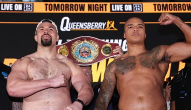 Parker vs Wardley live: Start time, undercard and fight updates as heavyweight battle to face Usyk and Tyson Fury arrives
