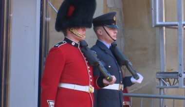 RAF's Queen's Colour Squadron becomes King's Colour Squadron