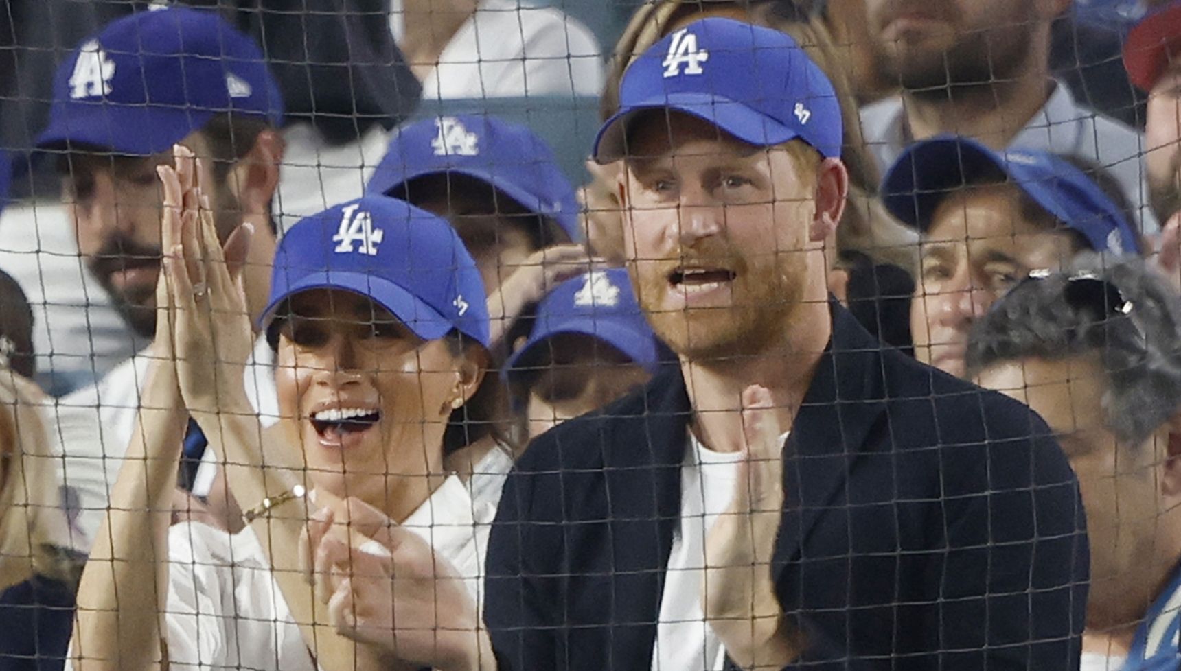 'Poignant moment' between Meghan Markle and Prince Harry at Dodgers game