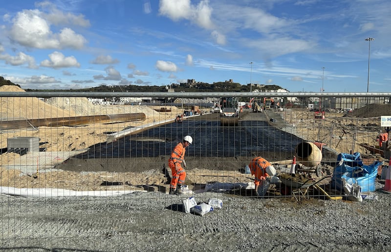 A new link road being built in Dover