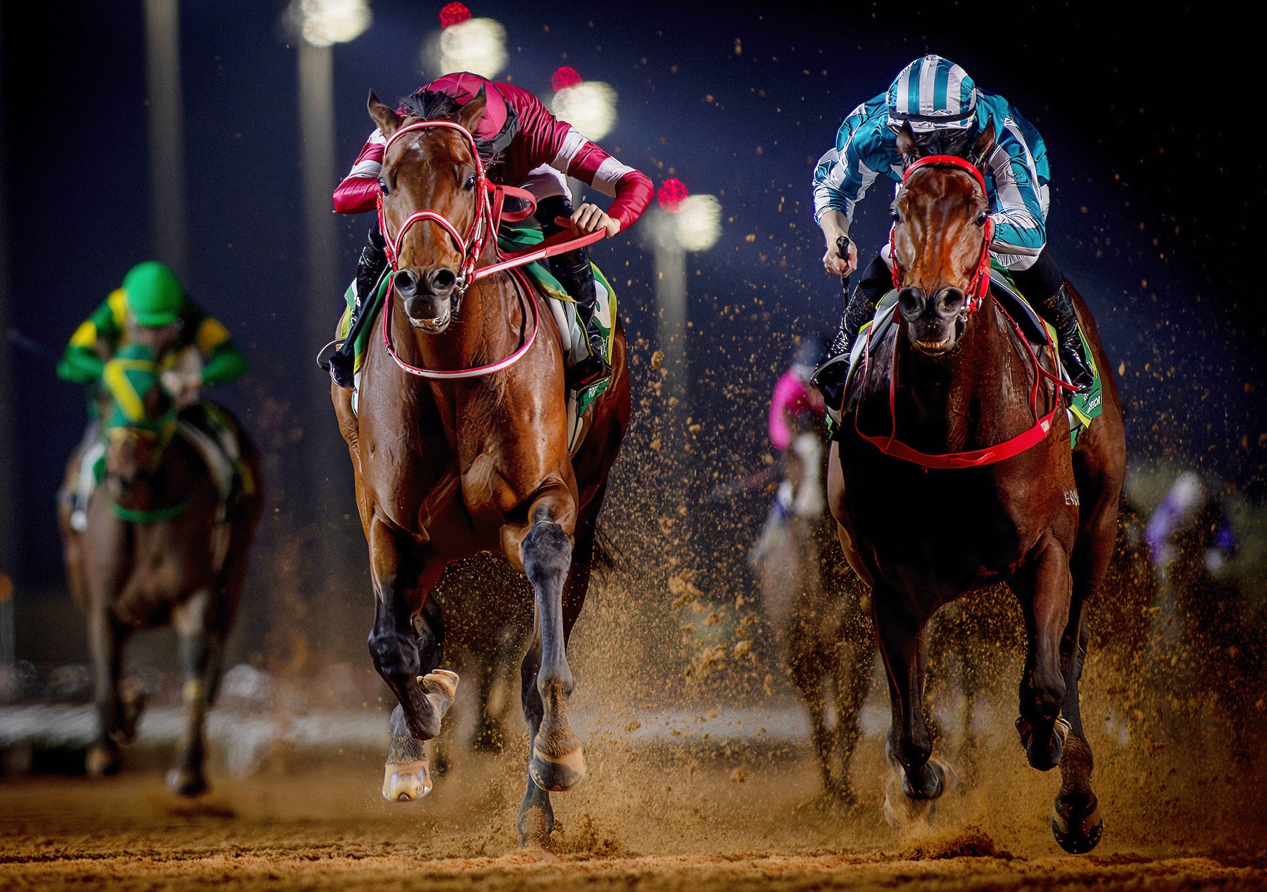 Forever Young and Romantic Warrior staged an epic dual in the Saudi Cup