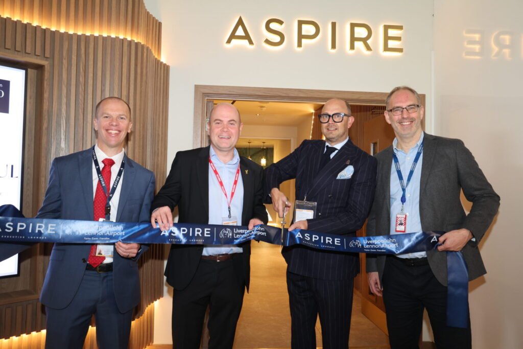 Doors open to the New Aspire Executive Lounge at Liverpool John Lennon Airport