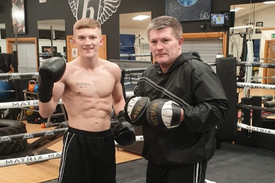Campbell followed in his dad's footsteps by turning his hand to boxing