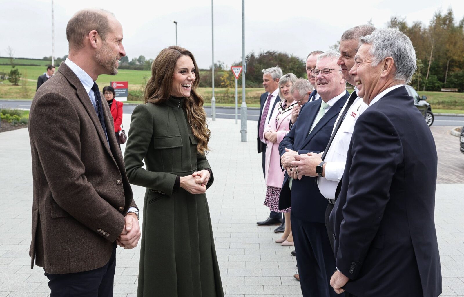 Northern Ireland Fire & Rescue Service has welcomed the Prince and Princess of Wales to its new Learning and Development College near Cookstown.