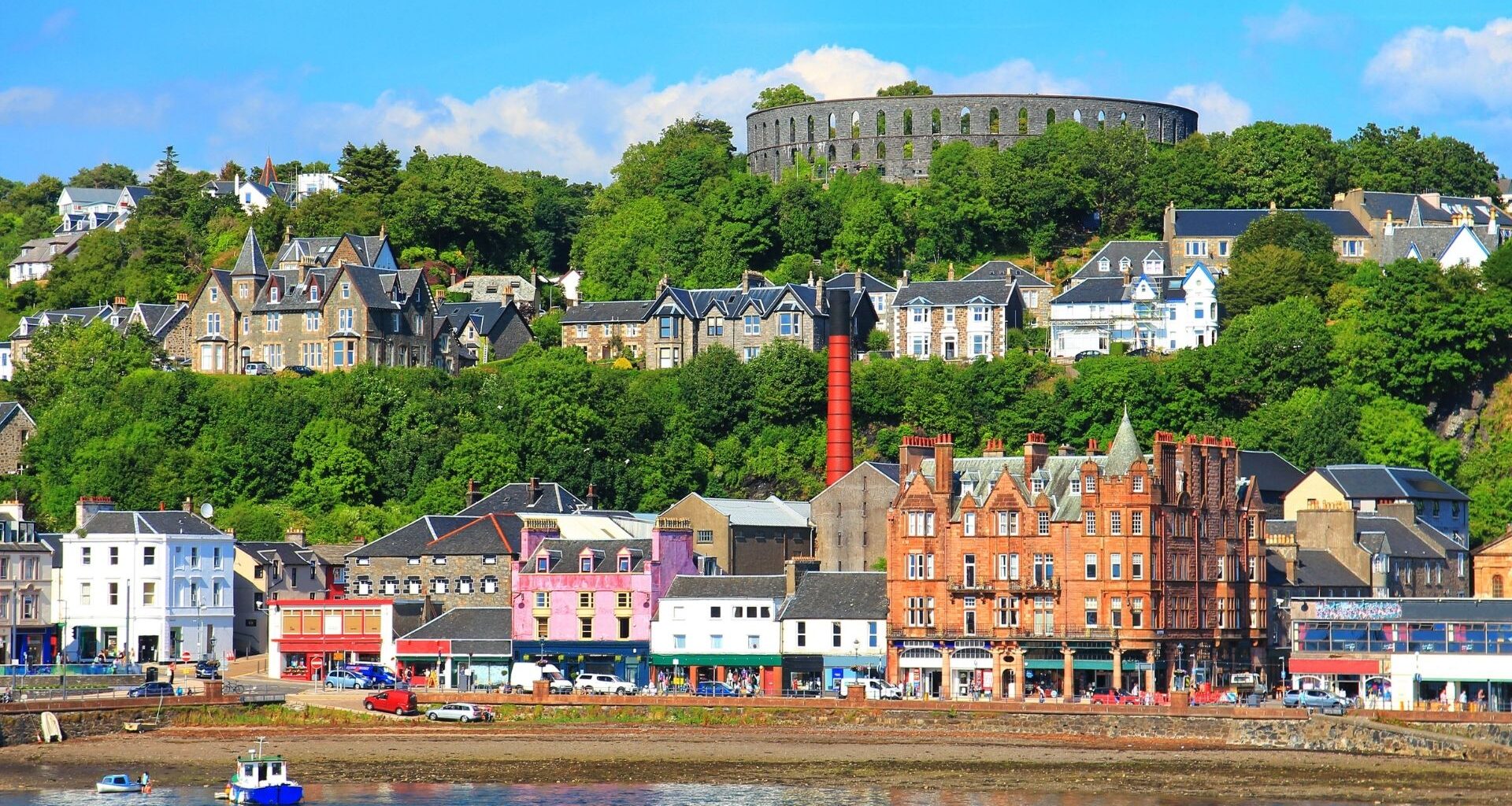 Decorative photo of Oban harbour