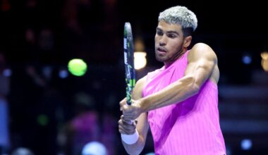 Six Kings Slam live: Scores and updates from Carlos Alcaraz v Jannik Sinner and Novak Djokovic v Taylor Fritz matches in big-money Saudi exhibition on Netflix