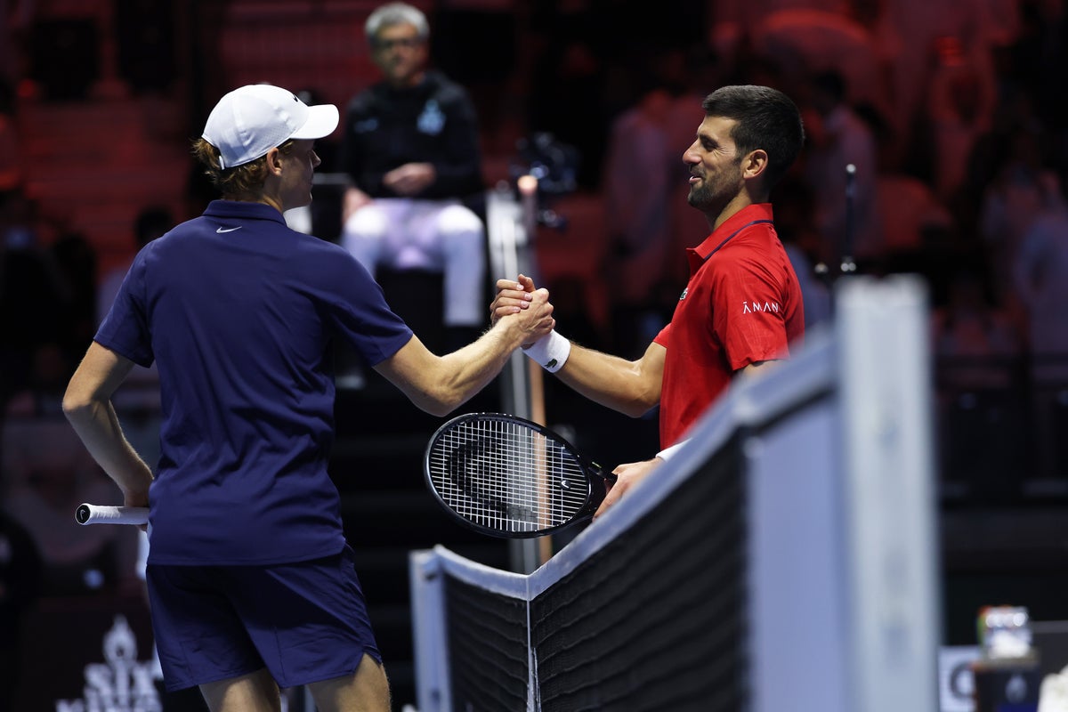 Six Kings Slam live: Scores and updates from Novak Djokovic v Jannik Sinner and Carlos Alcaraz v Taylor Fritz matches in big-money Saudi exhibition on Netflix