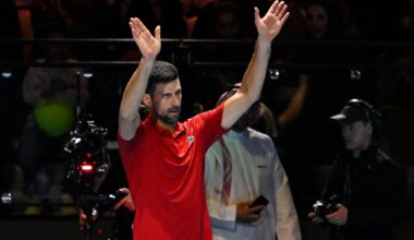 Novak Djokovic explains retirement after picking up injury in ‘brutal’ Six Kings Slam match