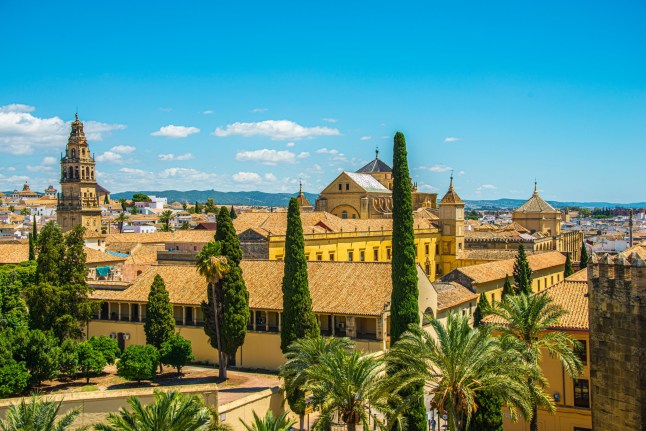 Panoramic view of Mosque-Cathedral, Andalusia, Spain