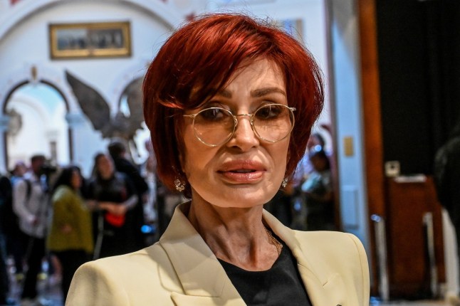 Sharon Osbourne the wife of Ozzy Osbourne, pictured at Birmingham Museum & Art Gallery this morning. June 25, 2025. A free exhibition entitled Working Class Hero will run at the city's Museum and Art Gallery, showcasing the singer's most prestigious international honours, including Grammy Awards and the Hollywood Walk of Fame. A selection of platinum and gold discs, recognising millions of record sales, will also be on show. Other photographs and videos chart Ozzy's journey from "a working class kid from Aston" to becoming one of the world's most recognisable rock stars.