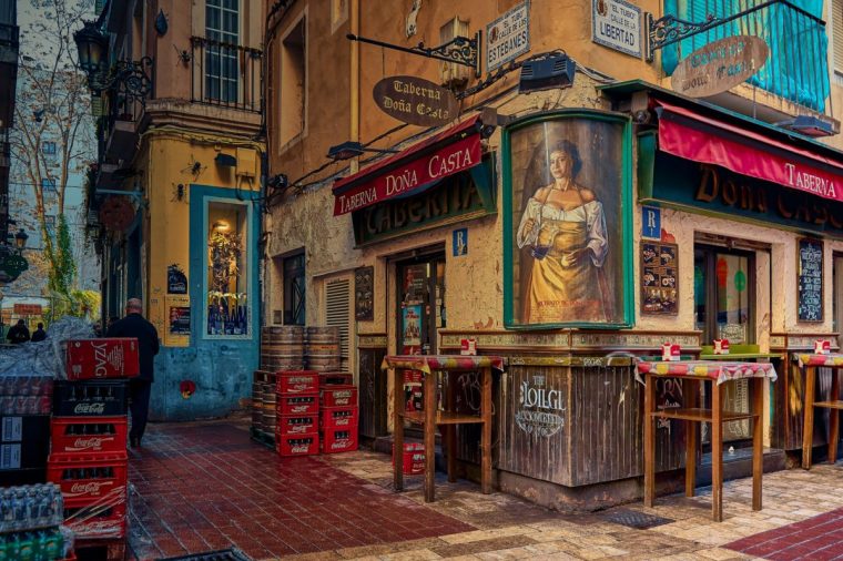El Tubo is a network of narrow streets where you'll find tapas bars (Photo: Jose Luis Zueras Marco/Getty Images)