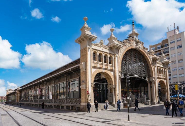 The Art Nouveau Mercado Central de Zaragoza (Photo: ivotheeditors/Getty Images)