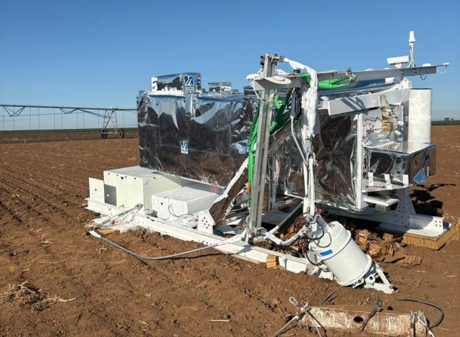 NASA equipment lands in family?s back garden
