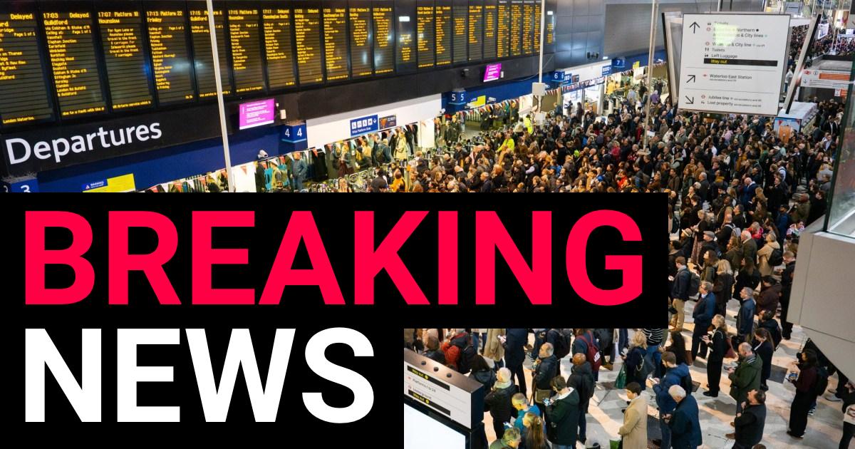 London Waterloo and Clapham hit with disruption 'that will last all day' | News UK