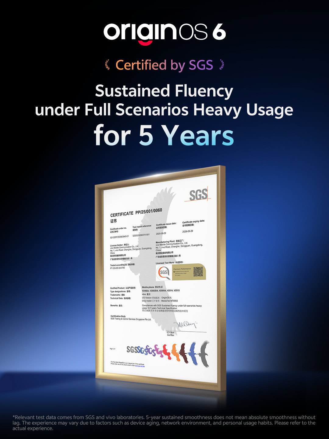 SGS Certificate Poster