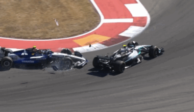 Carlos Sainz goes from US GP hero to zero with Kimi Antonelli collision