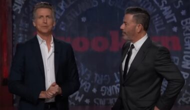 Late-night hosts rally around Jimmy Kimmel in Brooklyn shows with as ‘Gavin Newsom’ makes an appearance