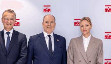 Fashion risk-taker Princess Charlene of Monaco returns to her rebellious roots with an 'androgynous' look for engagement with husband Prince Albert II