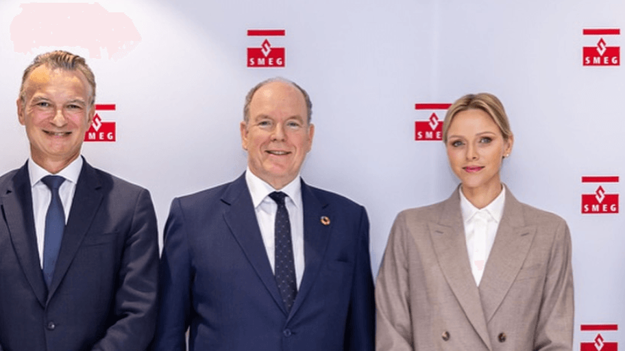 Fashion risk-taker Princess Charlene of Monaco returns to her rebellious roots with an 'androgynous' look for engagement with husband Prince Albert II