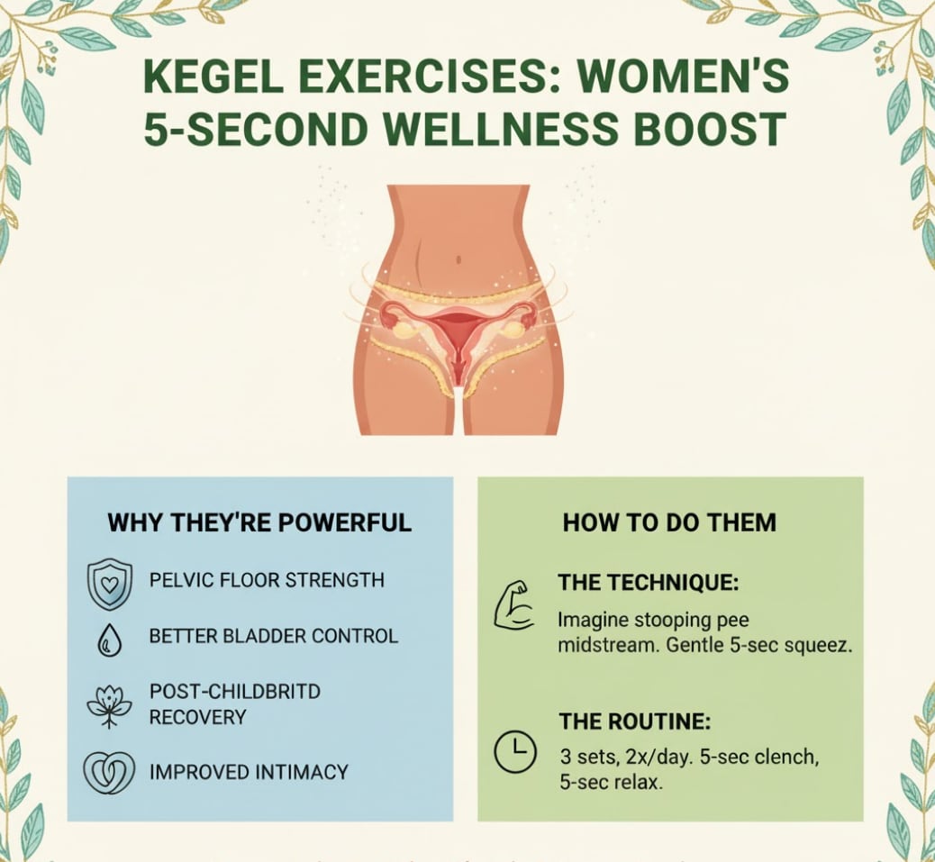 Luke Coutinho advocates for Kegel exercises, emphasising their benefits for women's pelvic health.(Google Gemini)