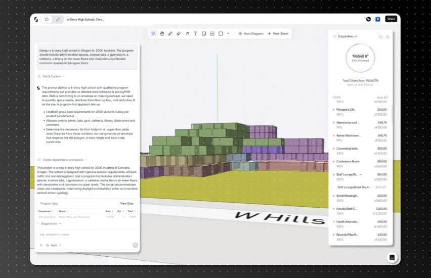 Screenshot of Snaptrude's platform