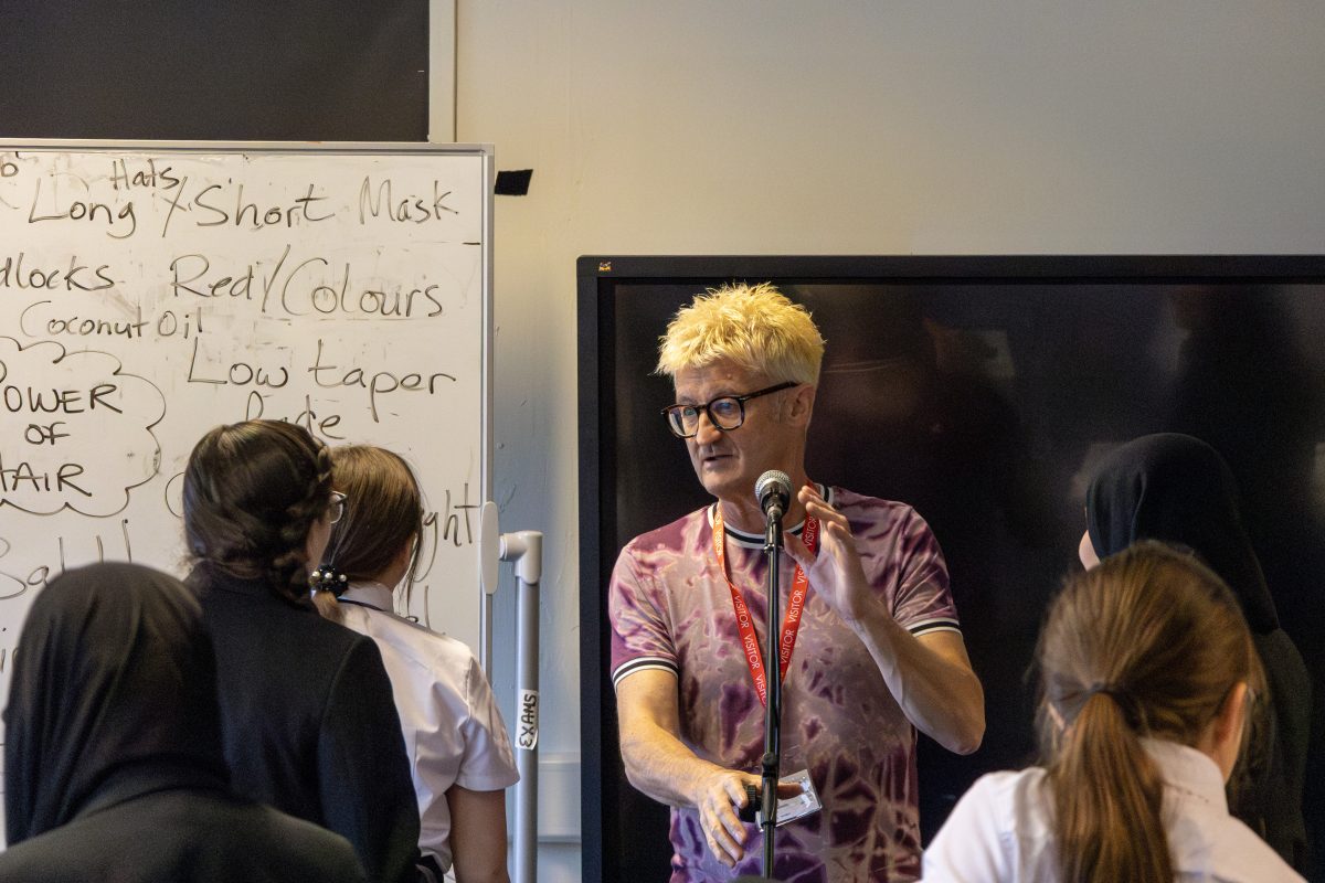 Solihull students enjoy poetry workshop with legend Spoz