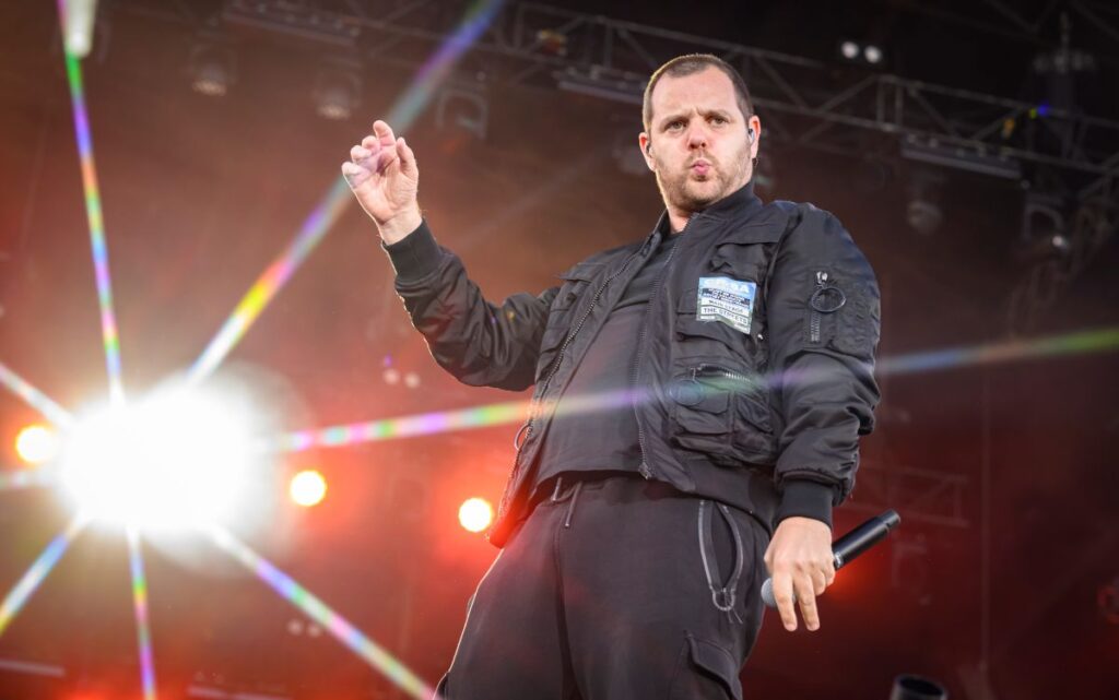 Mike Skinner of The Streets on stage at Big Smoke festival in summer 2024