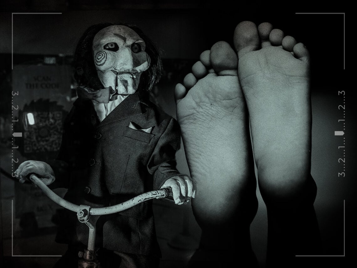 The serial foot tickler that inspired the 'Saw' movies- It was the creepiest thing I'd ever heard