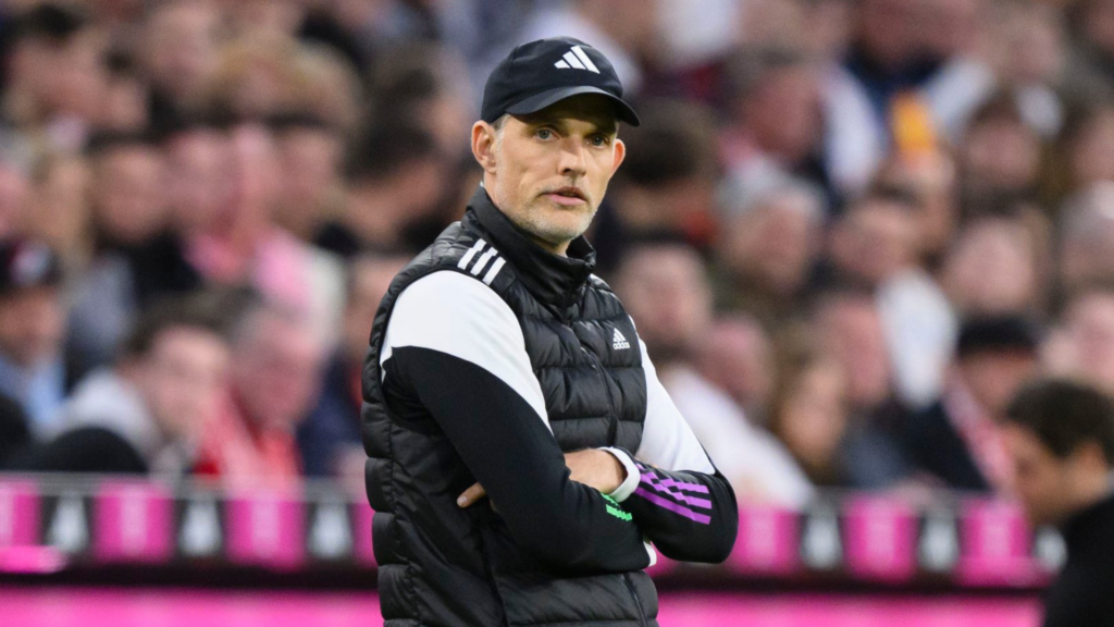England boss Thomas Tuchel on the sidelines during a match