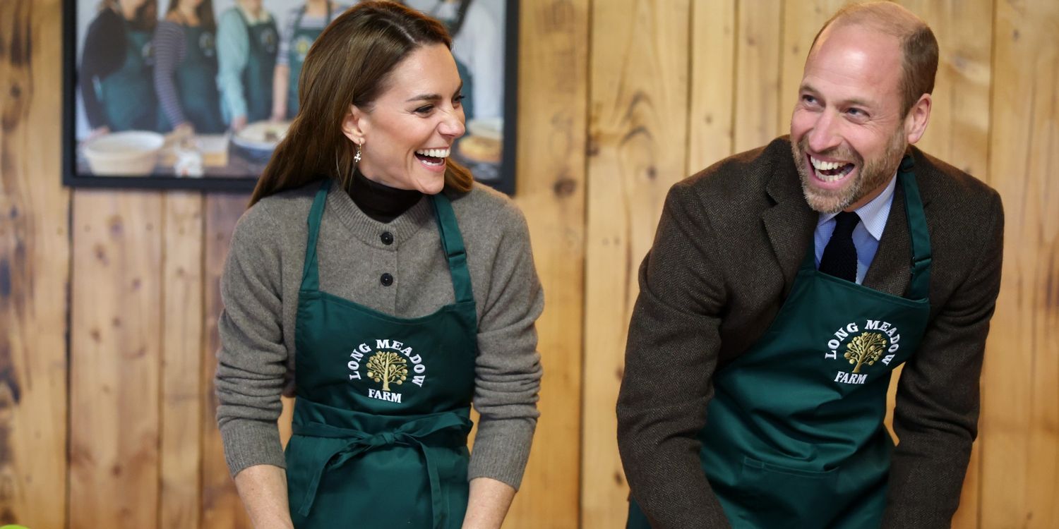 Kate Middleton and Prince William Have Flirty Exchange at Surprise Appearance