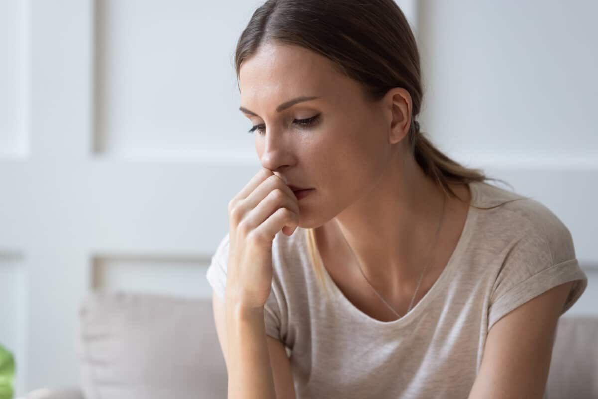 Woman thinking