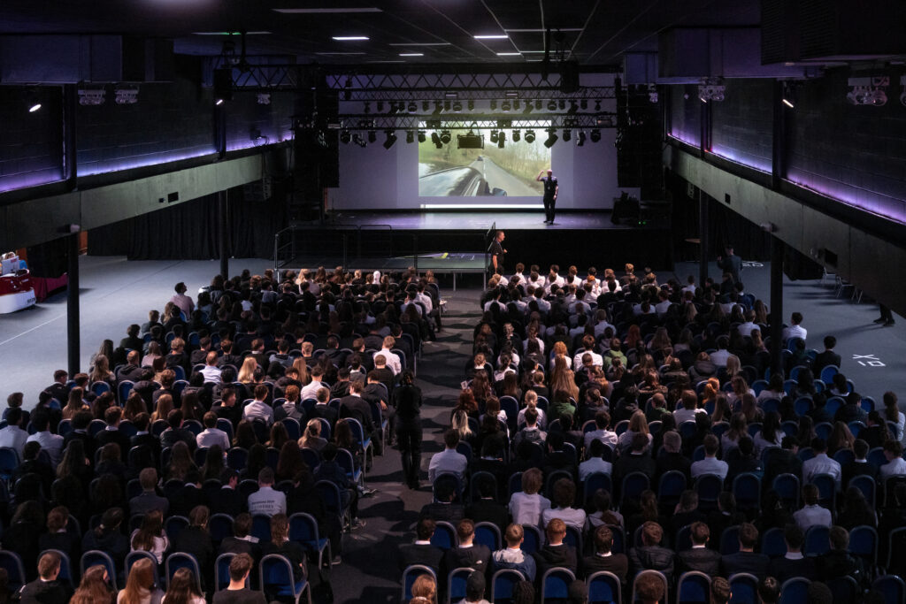 Thousands of Edinburgh school children attend safe driving event