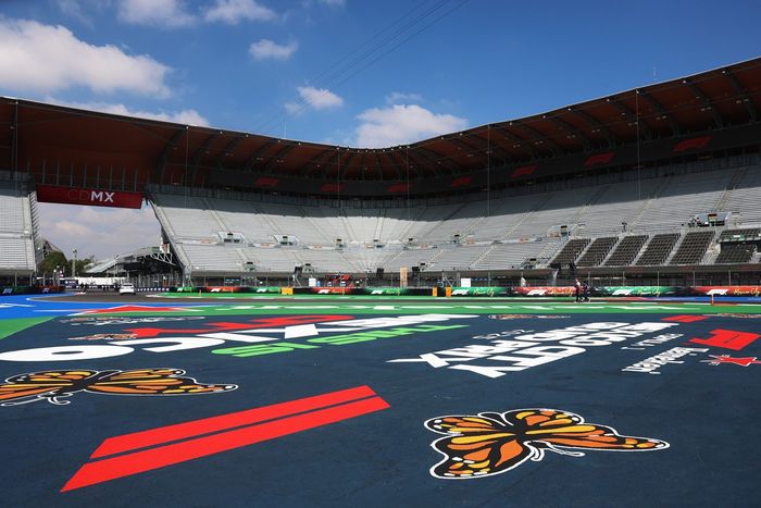 A general view inside the stadium section