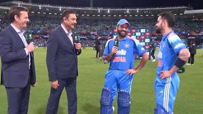 (from left) Adam Gilchrist , Ravi shastri, Rohit Sharma and Virat Kohli (Screengrab) Virat Kohli, Rohit Sharma, Ravi Shastri and a chat straight from the heart: How ex-India coach praised 'two old dogs'