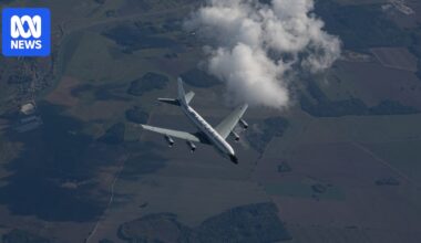 British and US planes fly 12-hour mission to patrol Russian border