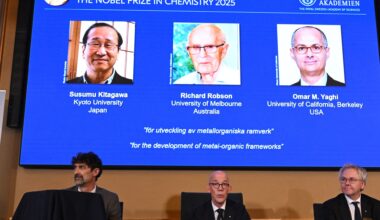 Chemistry Nobel Prize awarded to trio in field of metal organic frameworks | News