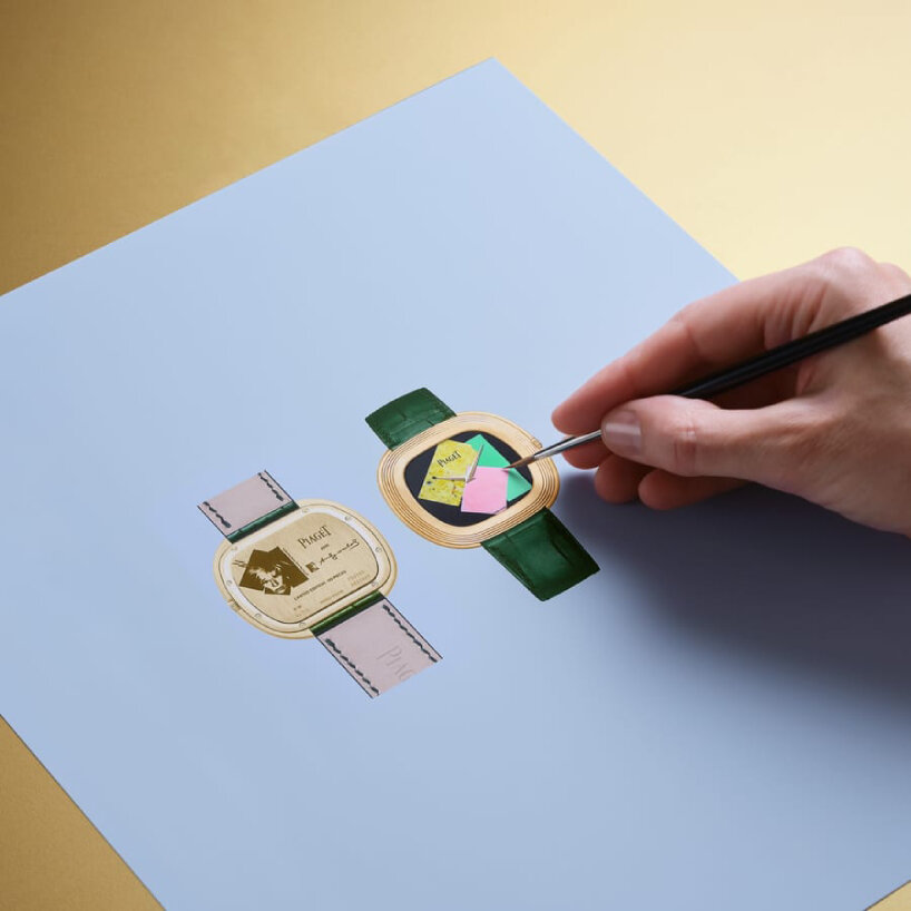 the case of the timepiece is also a direct reference to the watch model Andy Warhol owned