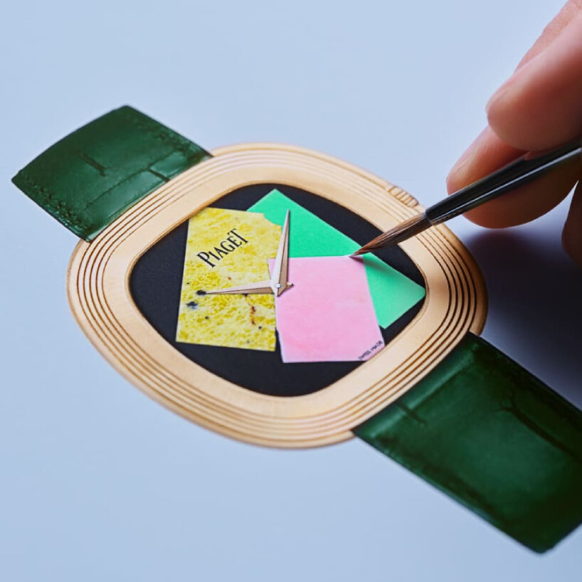 detailed sketch of the Collage timepiece design