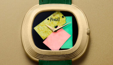 andy warhol’s 1986 self-portrait inspires piaget’s collage watch