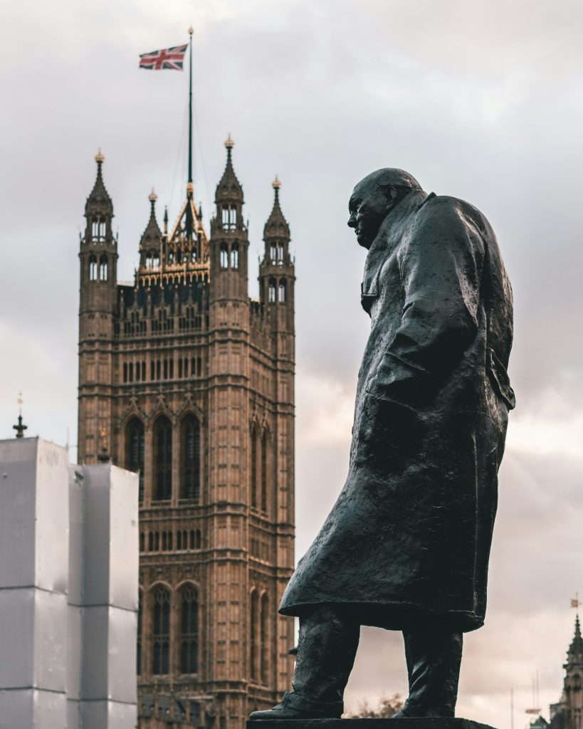 Winston Churchill Statue. 