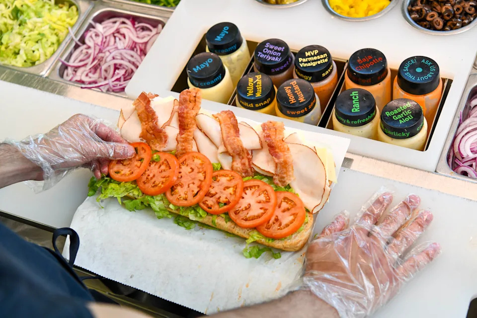 CRYSTAL RIVER, FLORIDA - DECEMBER 19: Image gallery includes Subway restaurant interior and exterior images, sandwiches images, sandwich artist images, other menu item images and lifestyle images on December 19, 2023 in Crystal River, Florida. (Photo by Gerardo Mora/Getty Images for Subway)