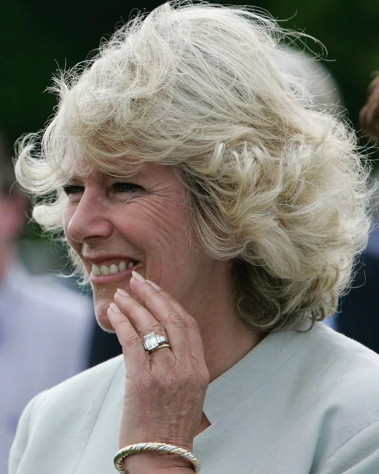 Tim Graham/Getty Images Camilla sporting her engagement ring at a June 2005 polo match in Cirencester, England.