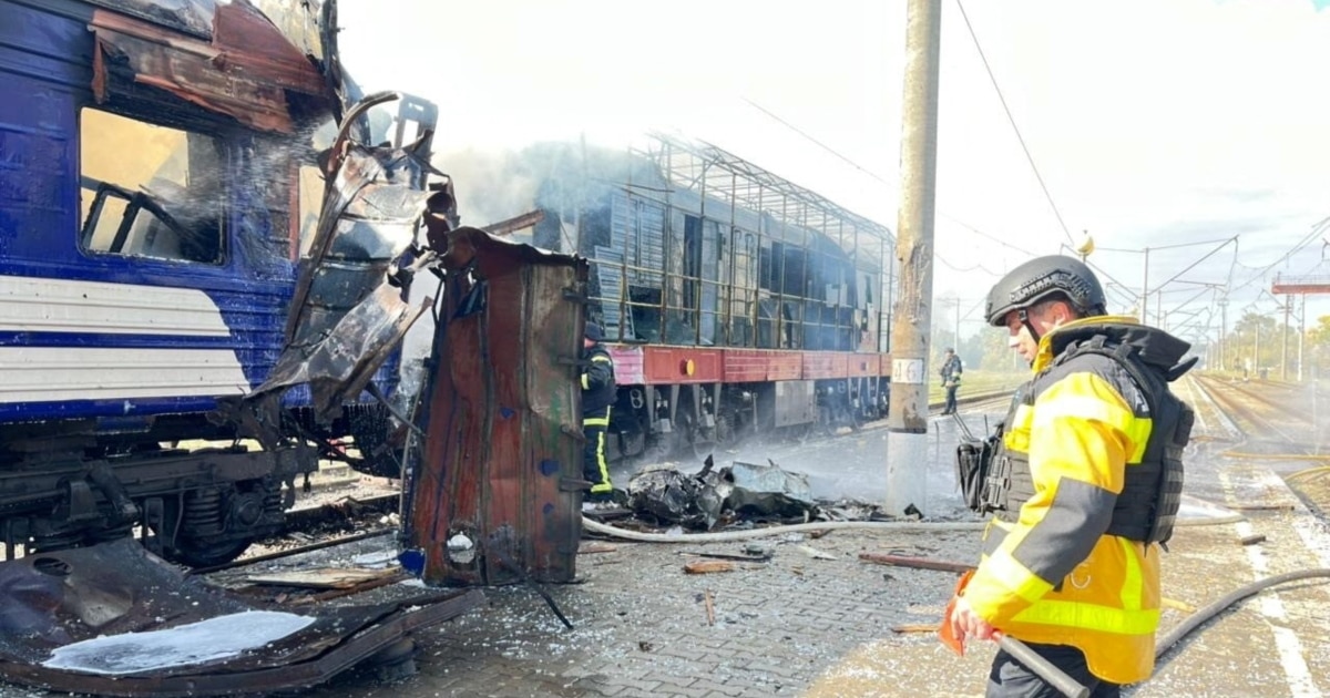 How Russia Targets Trains In Effort ‘To Paralyze’ Ukraine’s Logistics