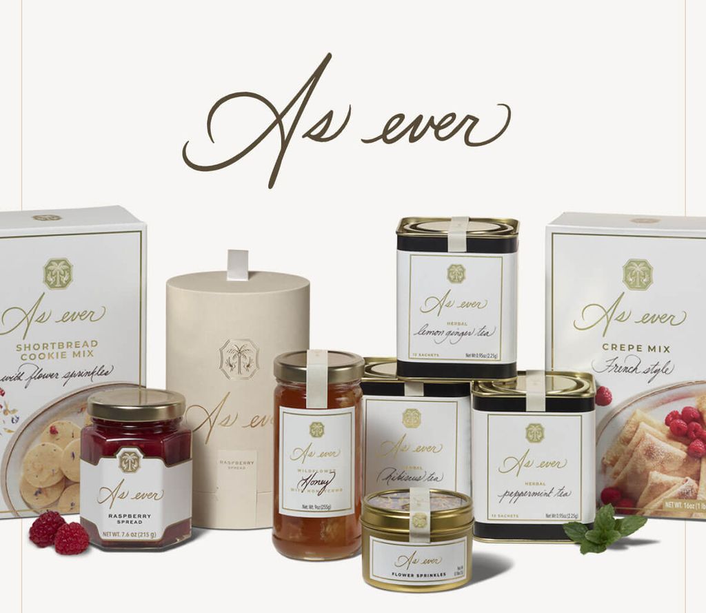 As ever food products in packaging