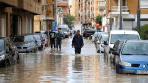 Spain, under water: floods affected several of its cities. Photo: AP News. 