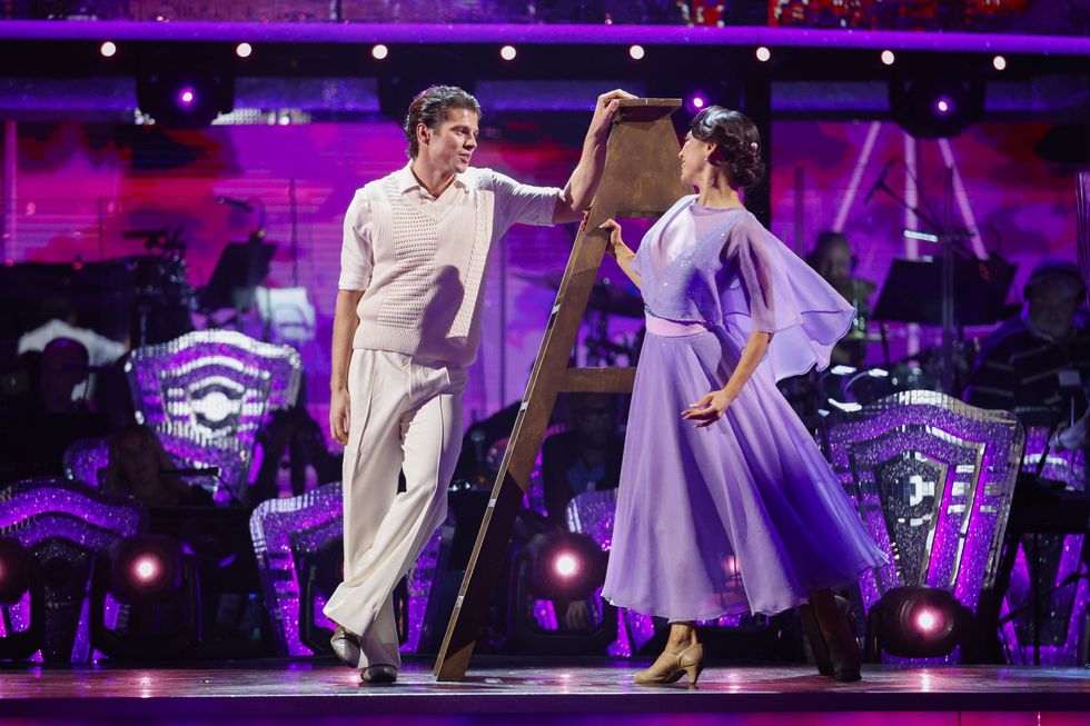BBC Strictly: Lewis Cope and Katya Jones performed a Foxtrot in Week Four