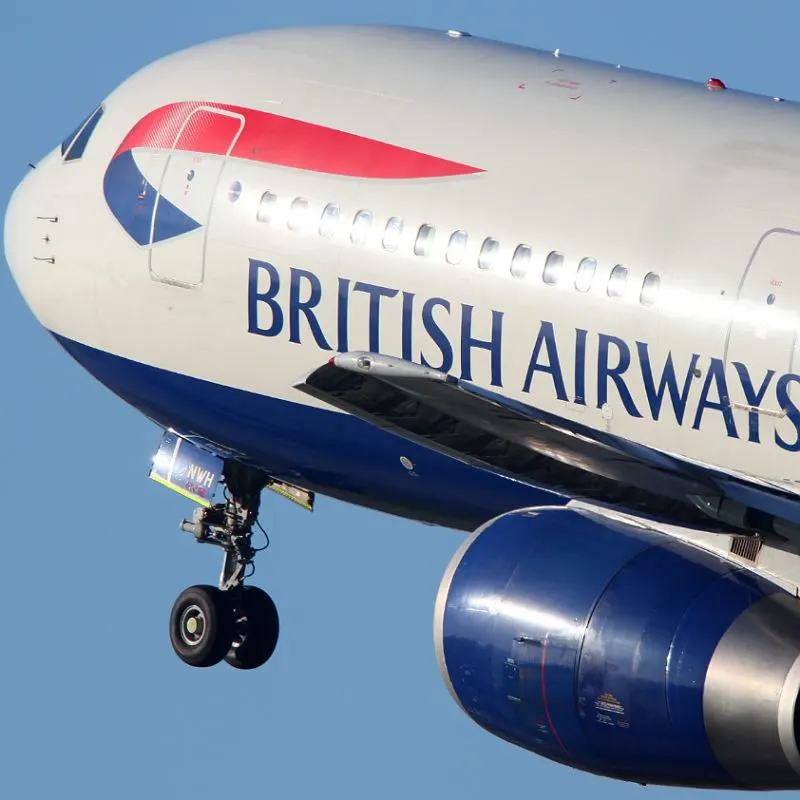 british airways flight