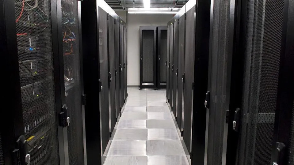 A generic image of racks of data servers