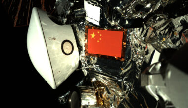 China National Space Administration releases image of Tianwen-2 Probe together with Earth